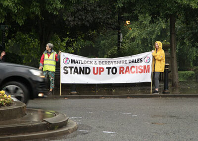 Matlock & Derby Dales Stand Up to Racism Banner